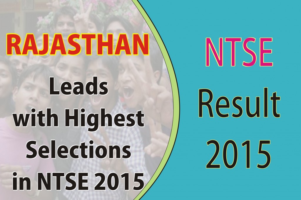 NTSE Result 2015 Rajasthan 
