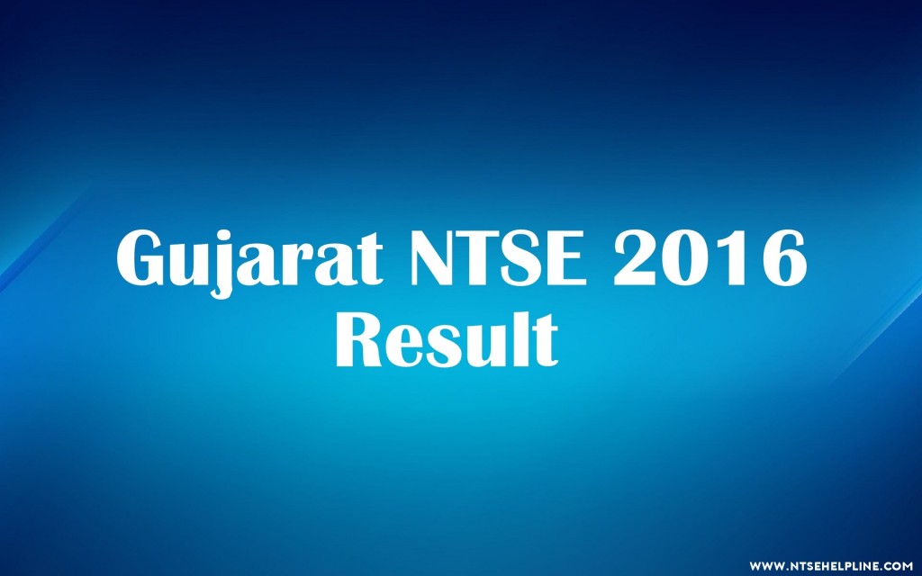 NTSE Exam 2016 Results